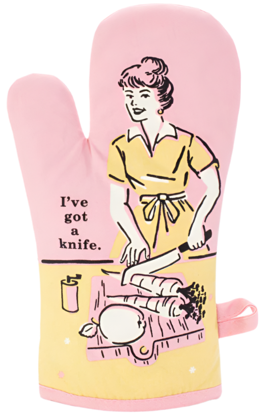 I've Got a Knife Oven Mitt