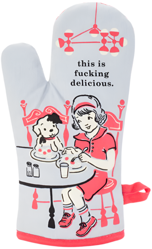 This is Delicious Oven Mitt