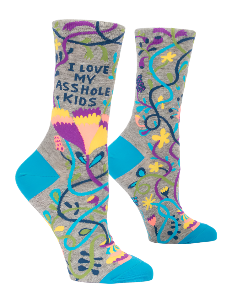 I Love my Asshole Kids Socks