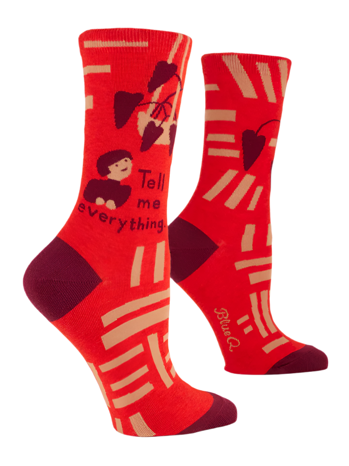 Tell Me Everything Socks