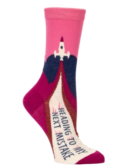 Heading to my Next Mistake Socks