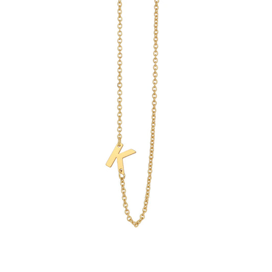 K Letter Necklace