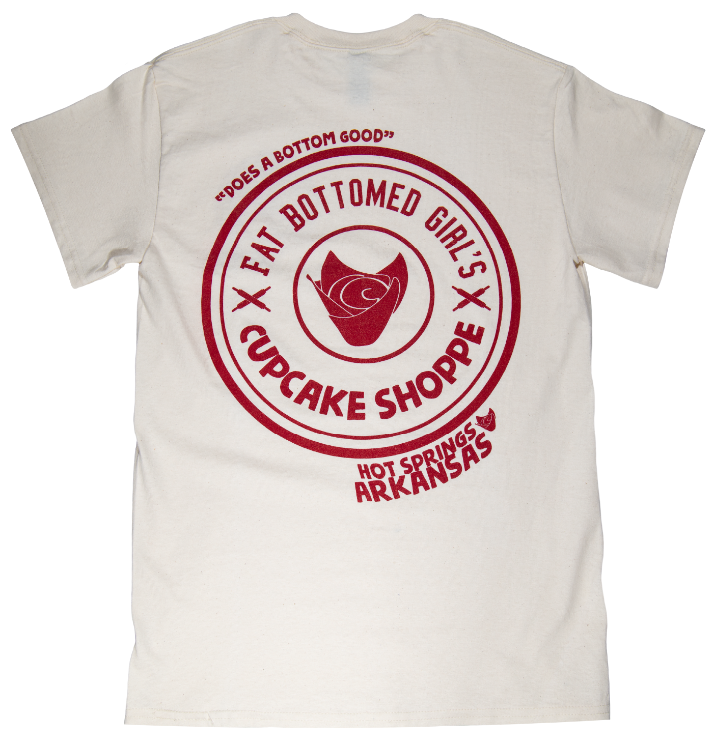 Cream & Red Short Sleeve