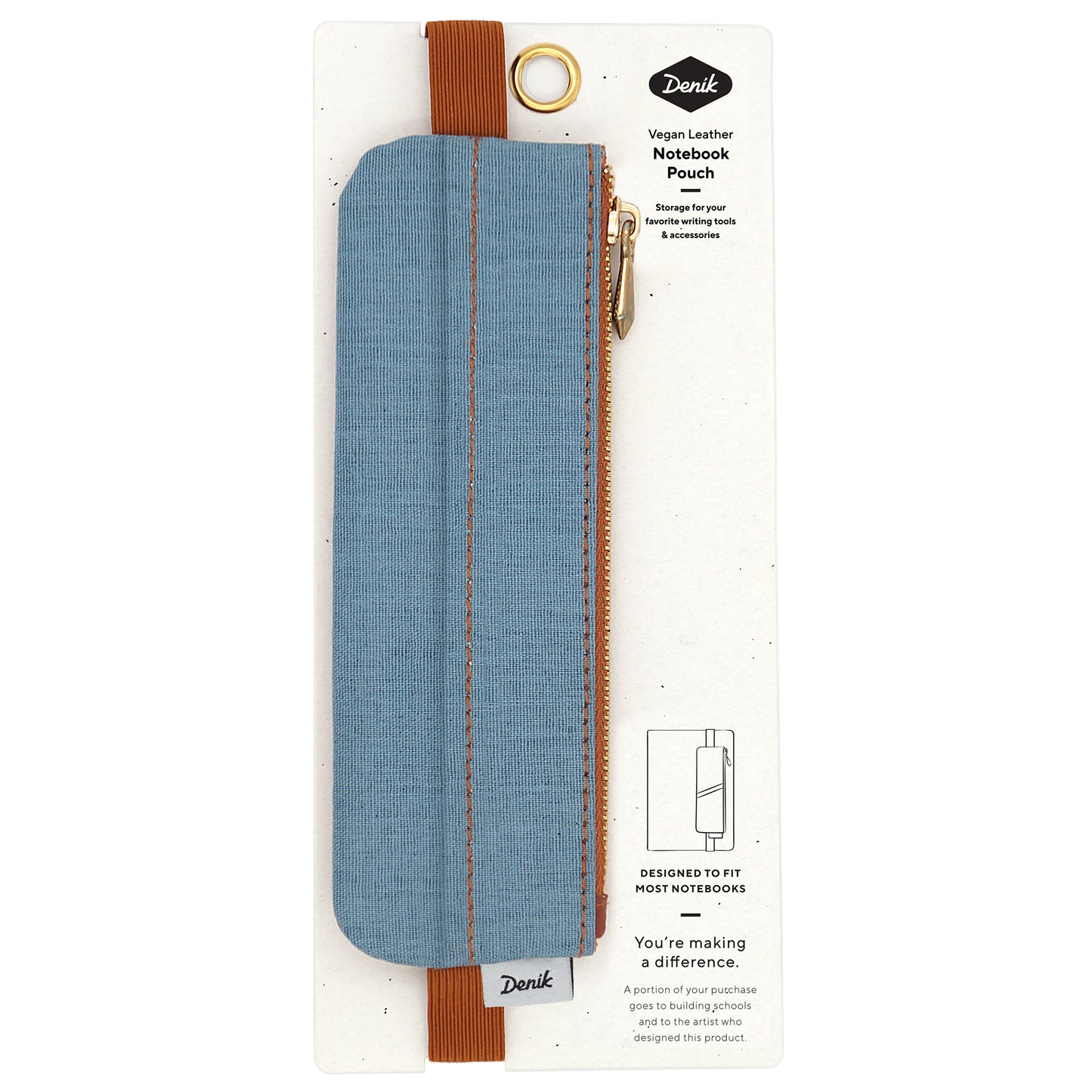 Denim Notebook Pouch