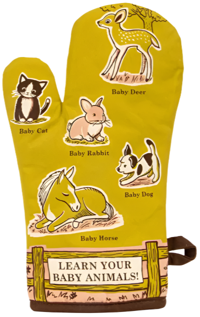 Baby Animals Oven Mitt