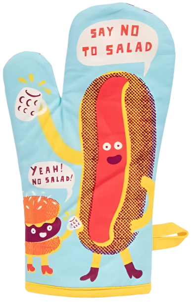 Say No To Salad Oven Mitt