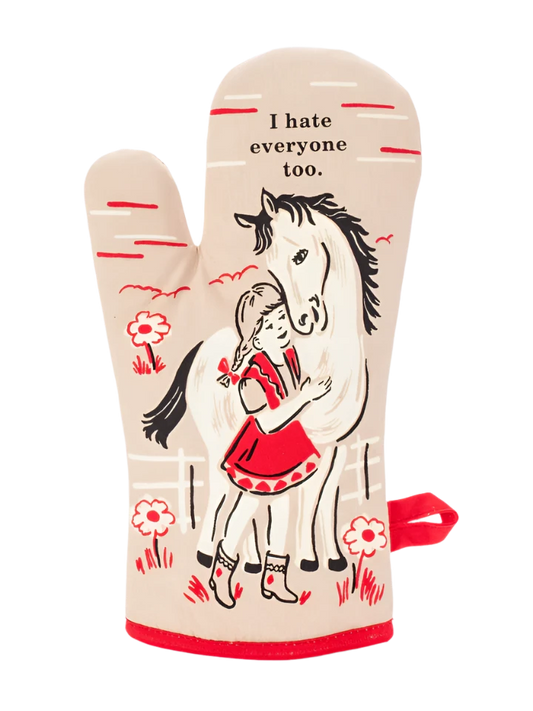 I Hate Everyone Too Oven Mitt