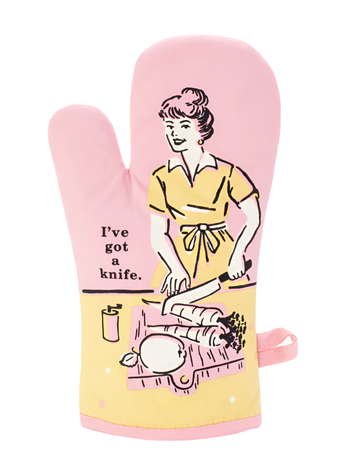 I've Got a Knife Oven Mitt