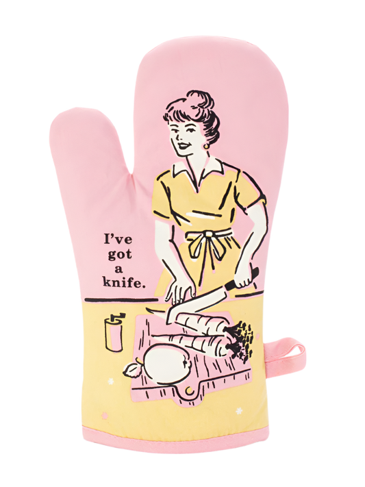 I've Got a Knife Oven Mitt