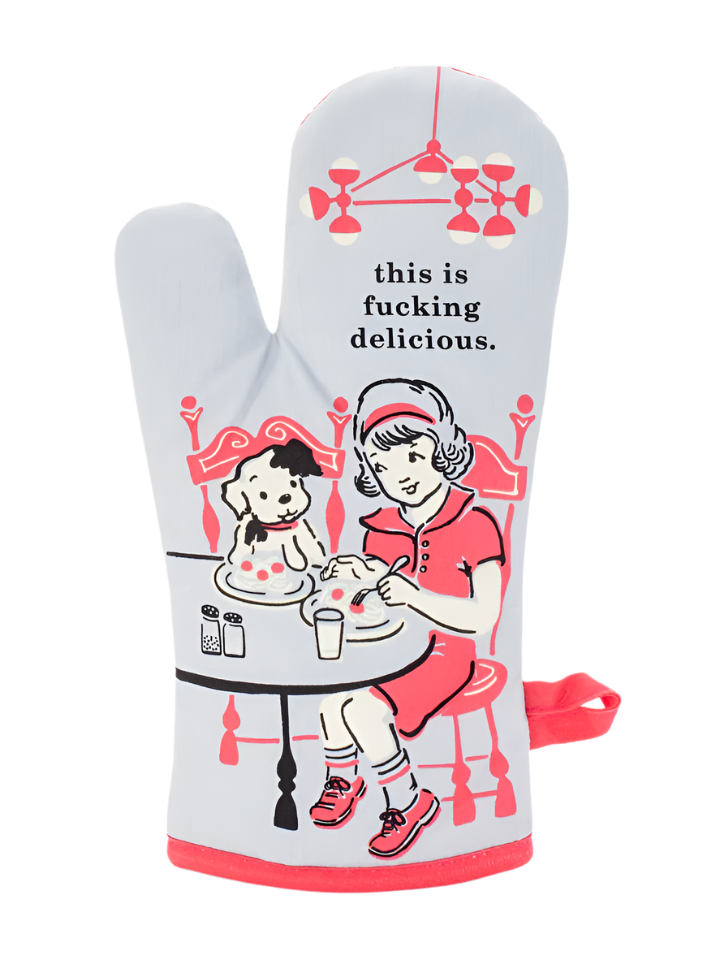 This is Delicious Oven Mitt