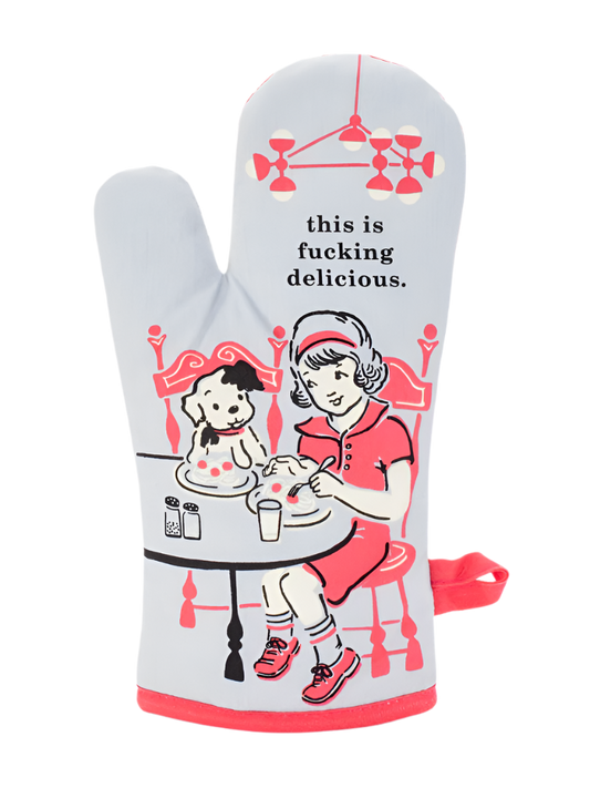 This is Delicious Oven Mitt