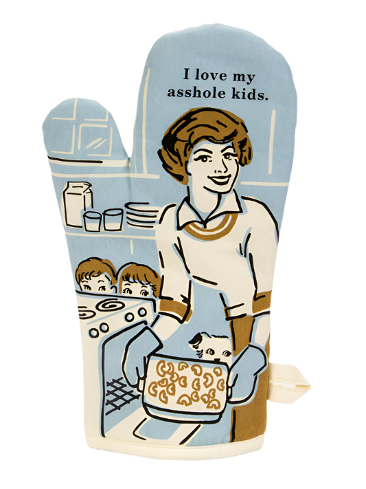 I Love My Kids Oven Mitt