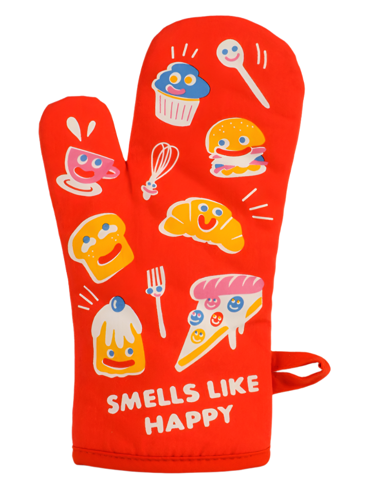 Smells Like Happy Oven Mitt