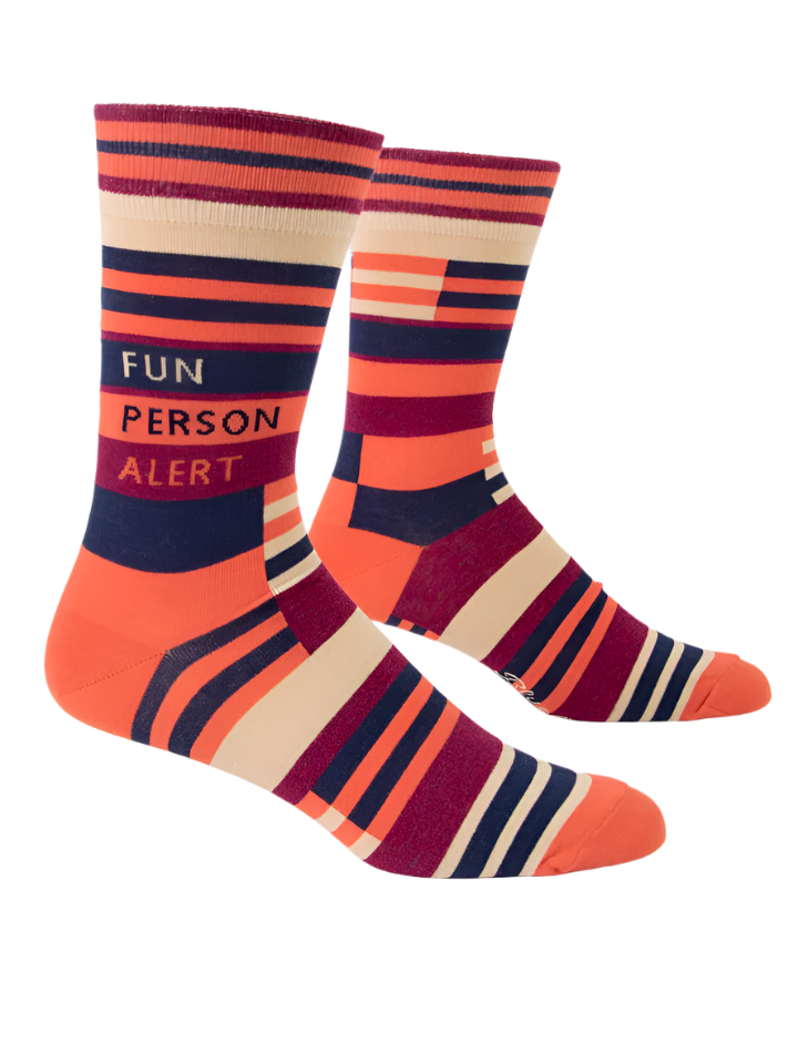 Fun Person Alert Men's Socks