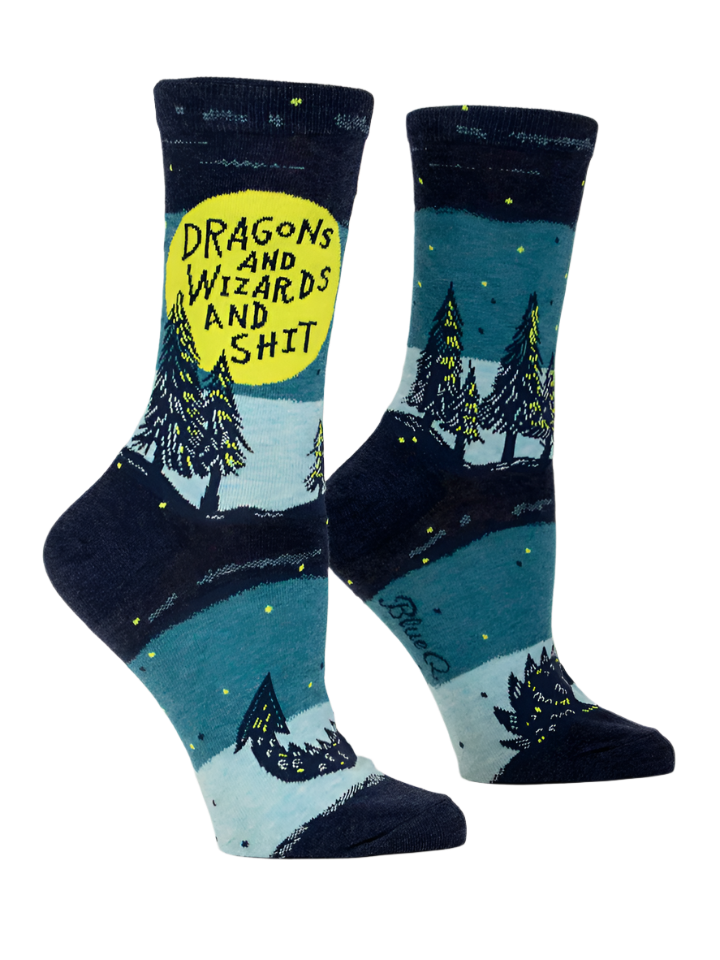 Dragons and Wizards Socks