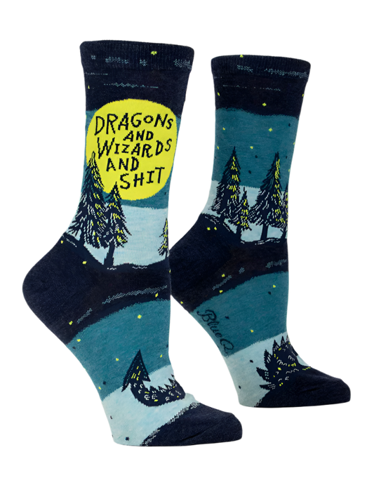 Dragons and Wizards Socks