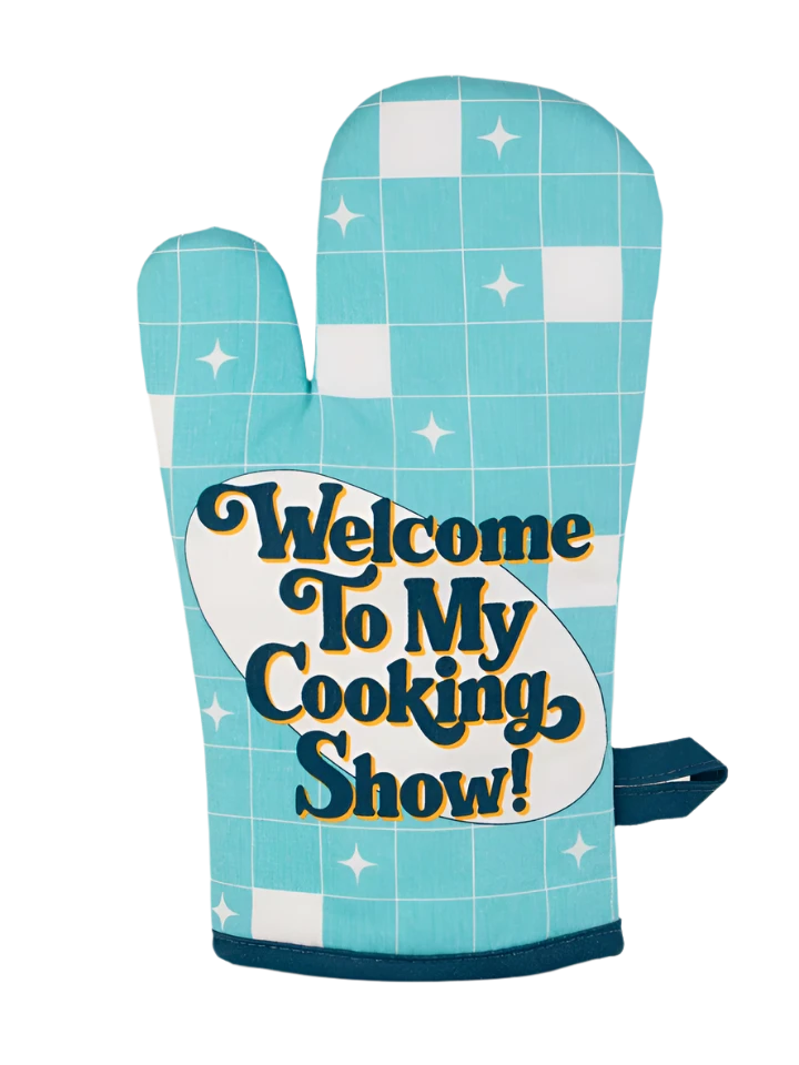 Cooking Show Oven Mitt