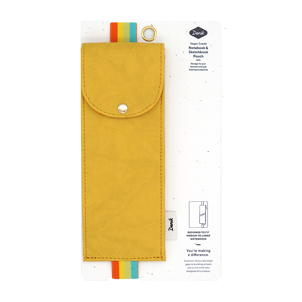 Yellow Art Pouch