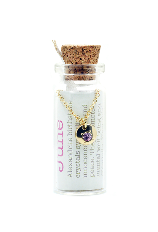 June Birthstone Bottle