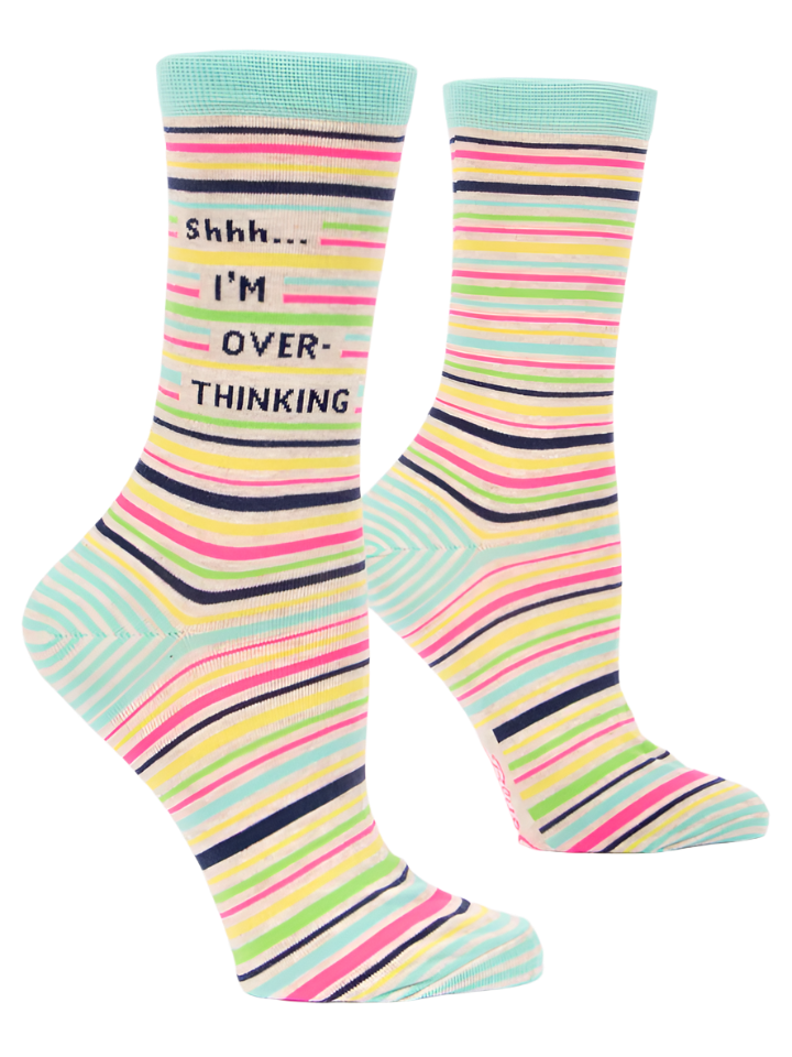 Shhh I'm Overthinking Socks