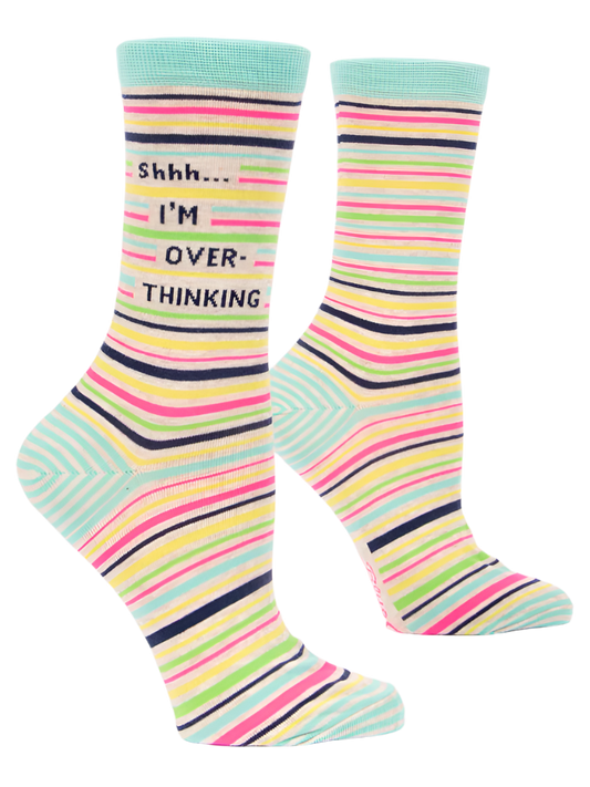 Shhh I'm Overthinking Socks