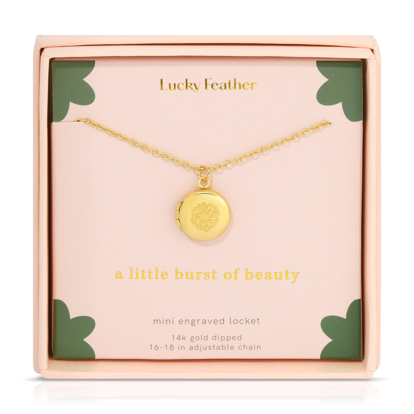 Flower Locket  A Little Burst of Beauty