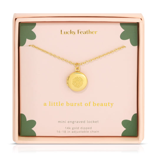 Flower Locket  A Little Burst of Beauty