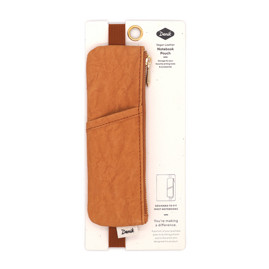 Caramel Embossed Notebook Pouch