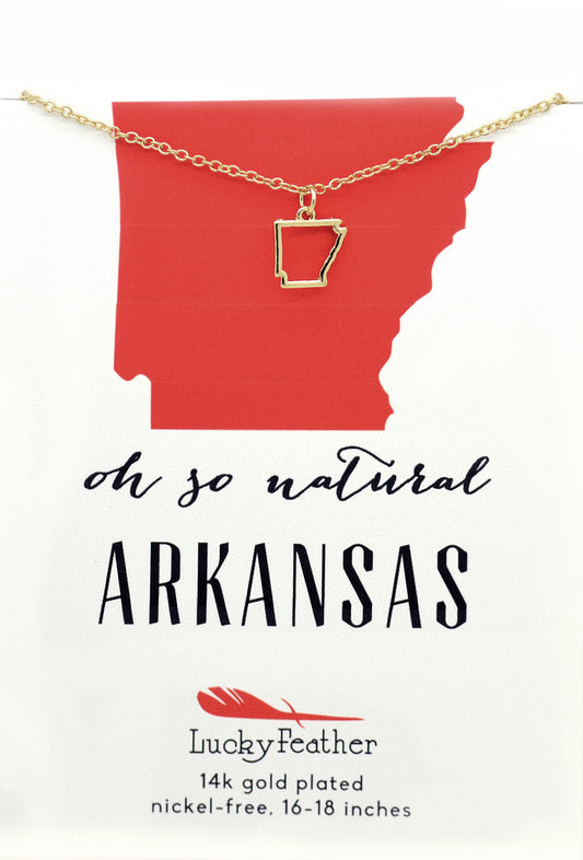 Arkansas State Necklace