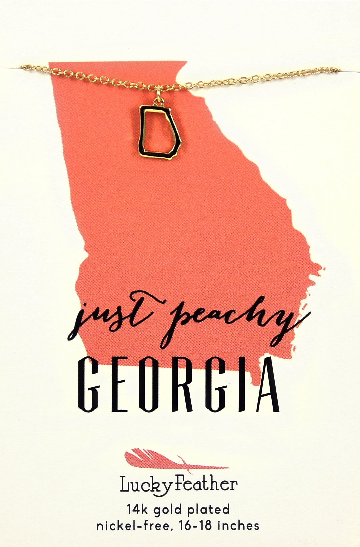 Georgia State Necklace