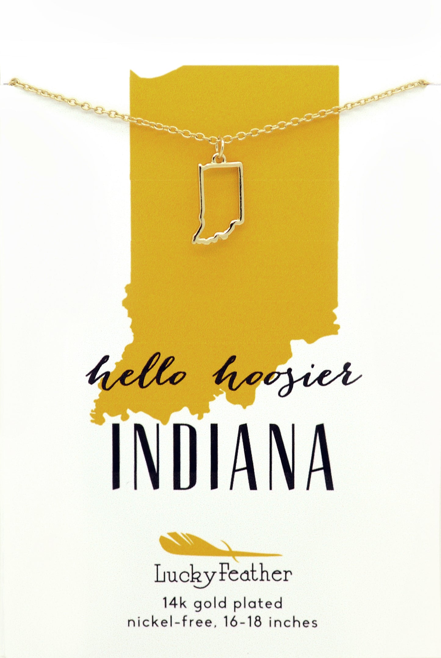 Indiana State Necklace