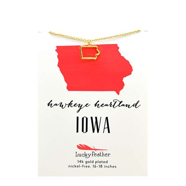 Iowa State Necklace