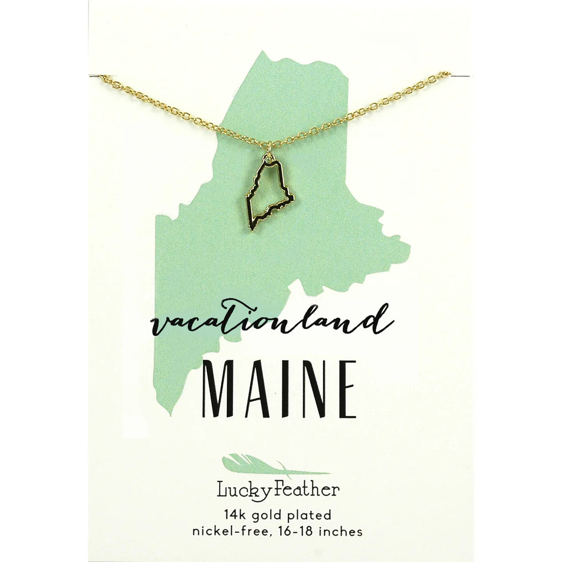 Maine State Necklace