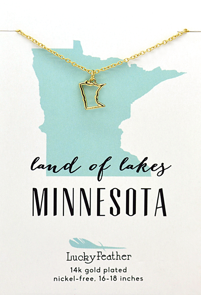 Minnesota State Necklace