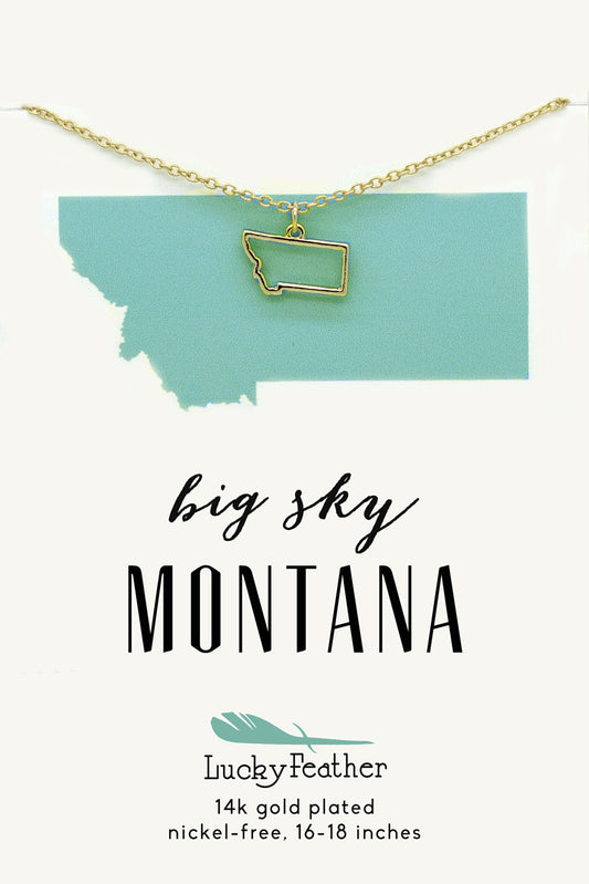 Montana State Necklace