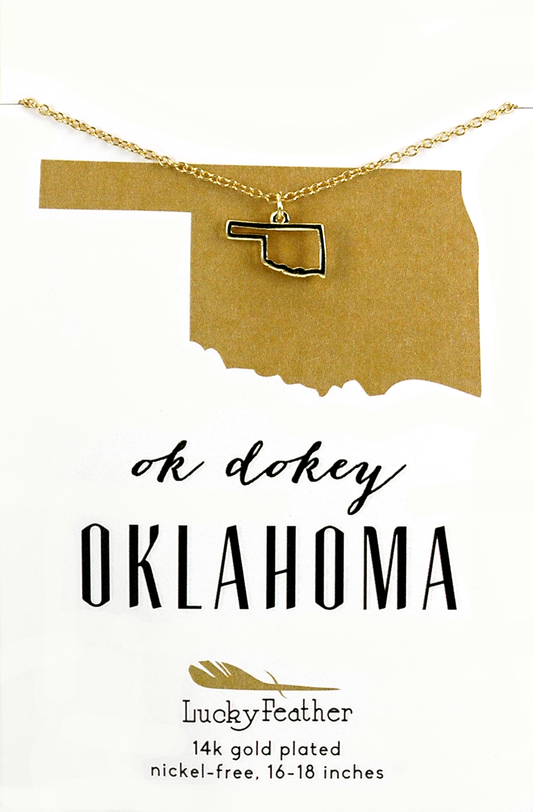 Oklahoma State Necklace