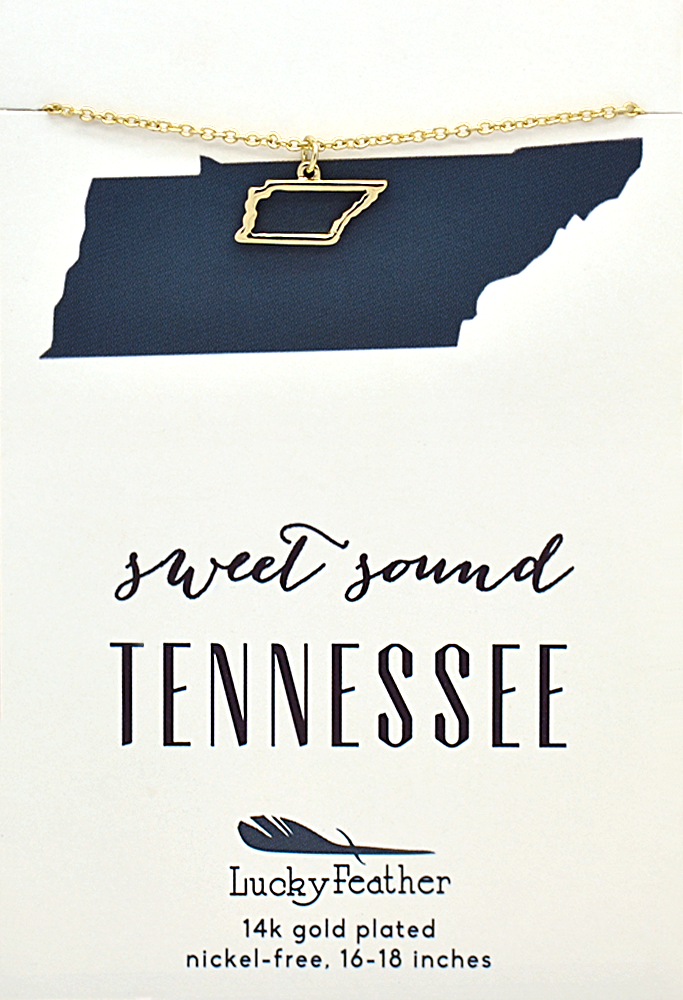 Tennessee State Necklace