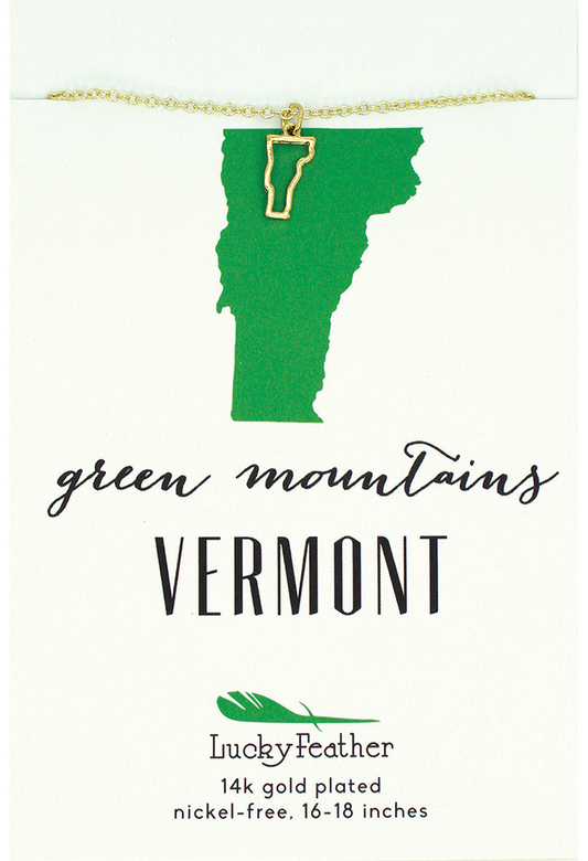 Vermont State Necklace