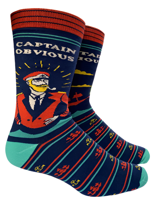 Captain Obvious Socks