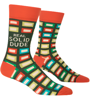 Real Solid Dude Men's Socks