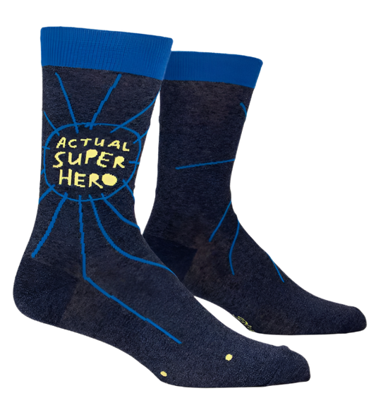 Actual Super Hero Men's Socks