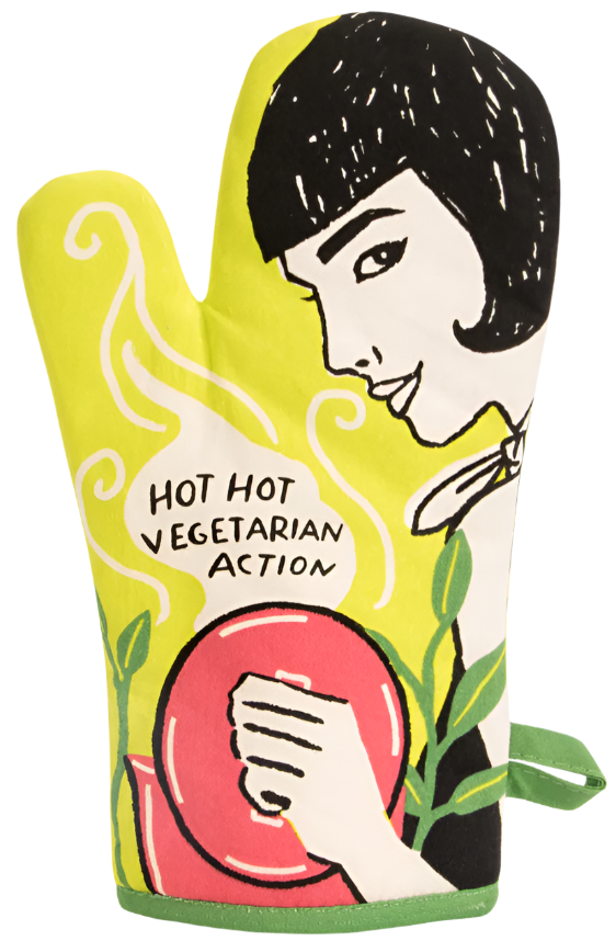 Hot Hot Vegetarian Action Oven Mitt