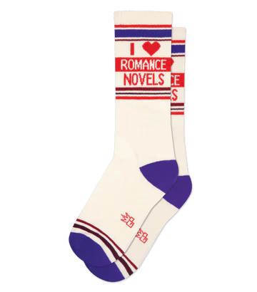 I Love Romance Novels Socks