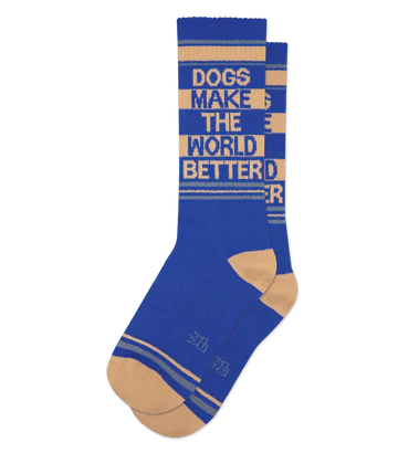 Dogs Make The World Better Socks