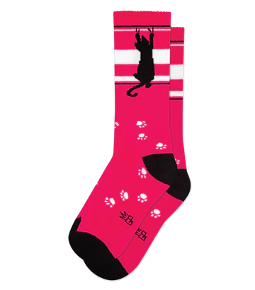 Pink Cat Socks