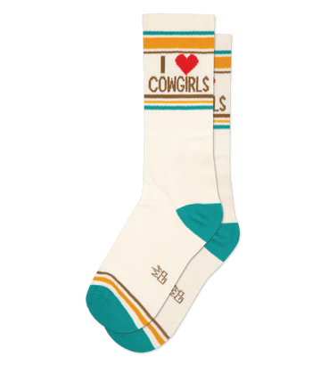 I Love Cowgirls Socks