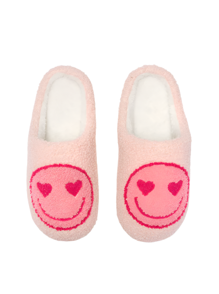 Pink Happy Slippers