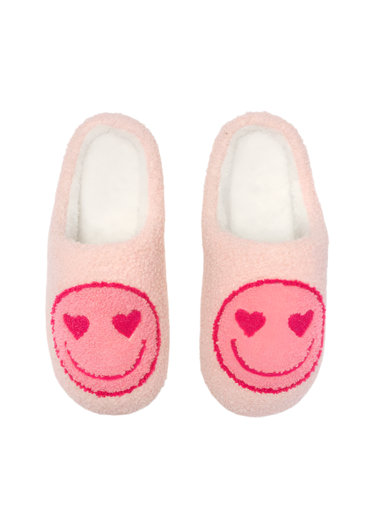 Pink Happy Slippers